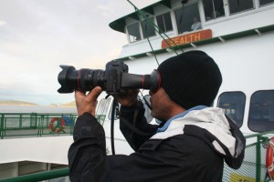 Carlos on the ferry