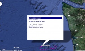 Langseth seismic cruise track